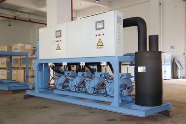 Refcomp 4 Parallelle halfverzegelde zuigercompressor Eenheid Koeling Eenheid Veilige verwerking Waterkoeling