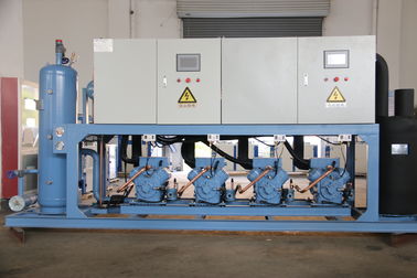 Refcomp 4 Parallelle halfverzegelde zuigercompressor Eenheid Koeling Eenheid Veilige verwerking Waterkoeling