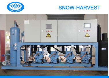 Refcomp 4 Parallelle halfverzegelde zuigercompressor Eenheid Koeling Eenheid Veilige verwerking Waterkoeling