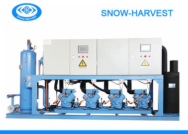 Refcomp 4 Parallelle halfverzegelde zuigercompressor Eenheid Koeling Eenheid Veilige verwerking Waterkoeling