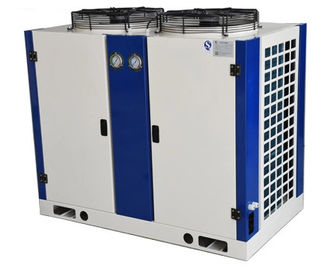 Compacte Lucht Gekoelde Condensator Ruimtebesparing met het Aluminiumvin van de Kuiperbuis